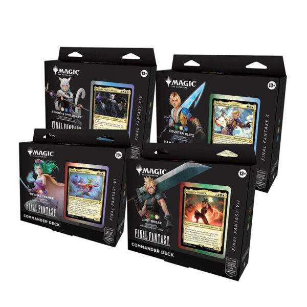HAGICFINAL FANTASYCOMMANDER DECK BUNDLE (INCLUDES ALL 4 DECKS)